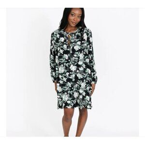 Smash + Tess Violet Mini Dress Womens M Floral Tiered Cottagecore Flowy Romantic